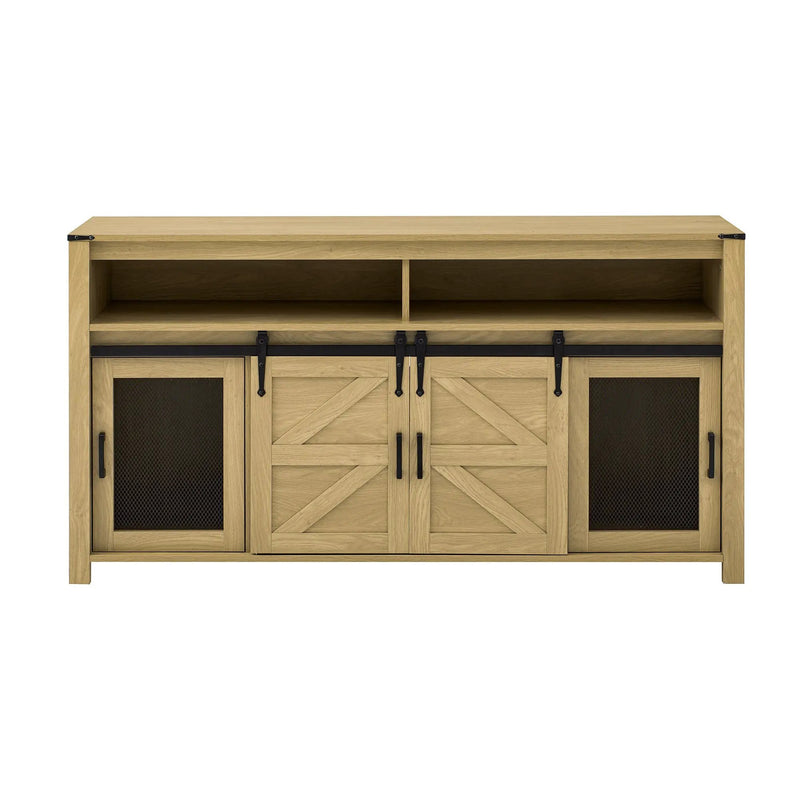 U_STYLE 59.3'' Sideboard with Sliding Barn Door by HouseOfZazla