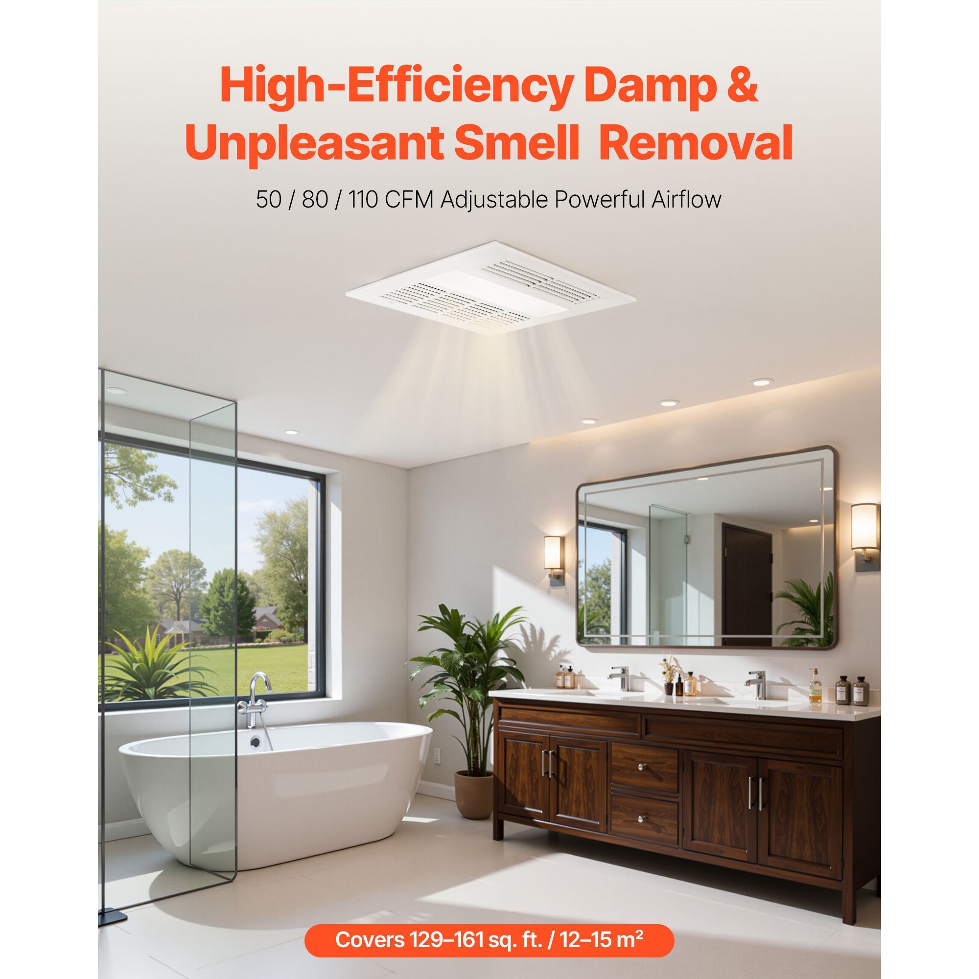 Bathroom Exhaust Fan with Light and Heater by HouseOfZazla