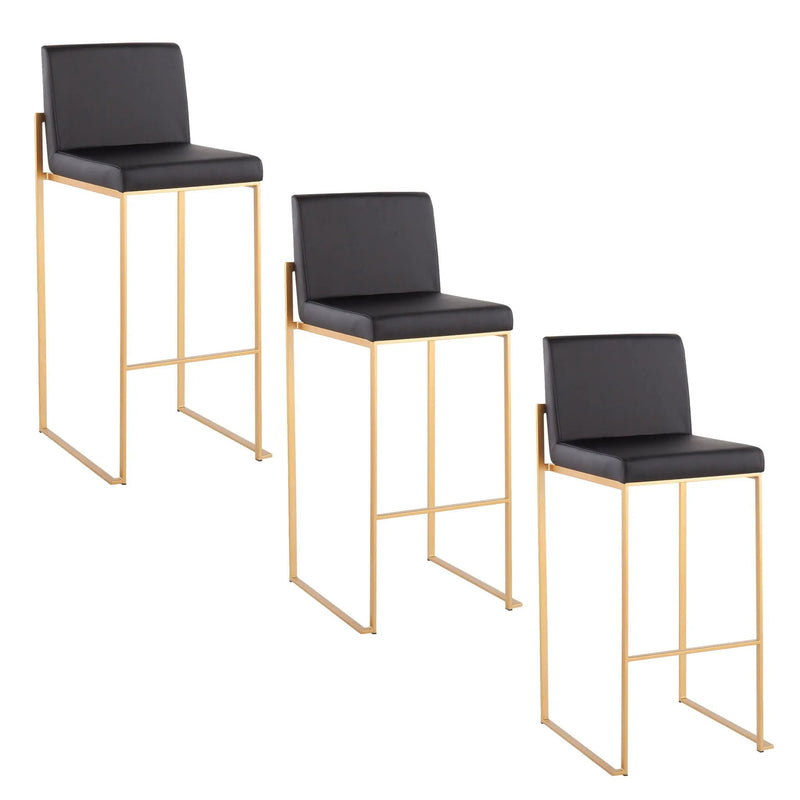 Fuji - Contemporary Design High Back Barstool by Unique Piece Furniture