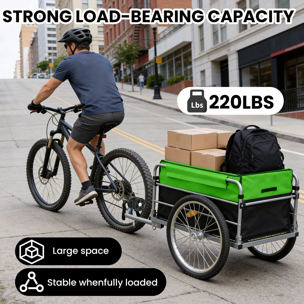 Heavy Duty Bike Cargo Trailer by HouseOfZazla