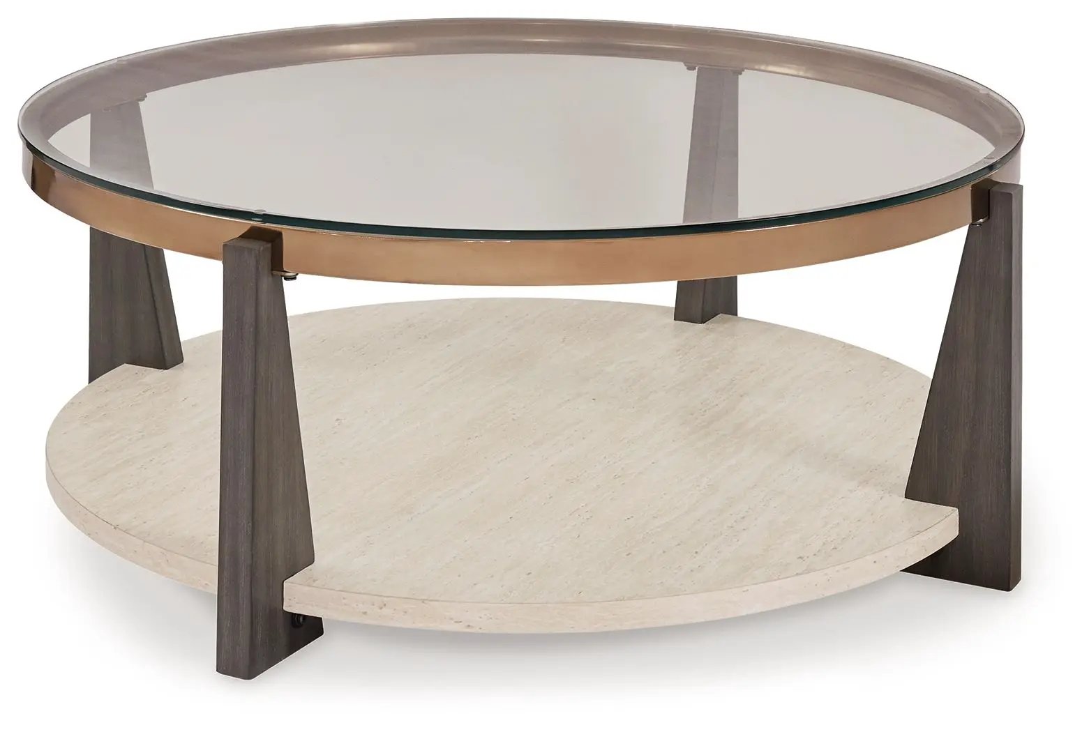 Frazwa - Round Cocktail Table - Multi by Unique Piece Furniture