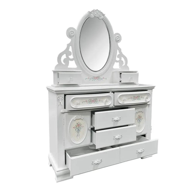 Flora - Mirror With Jewlery by Unique Piece Furniture