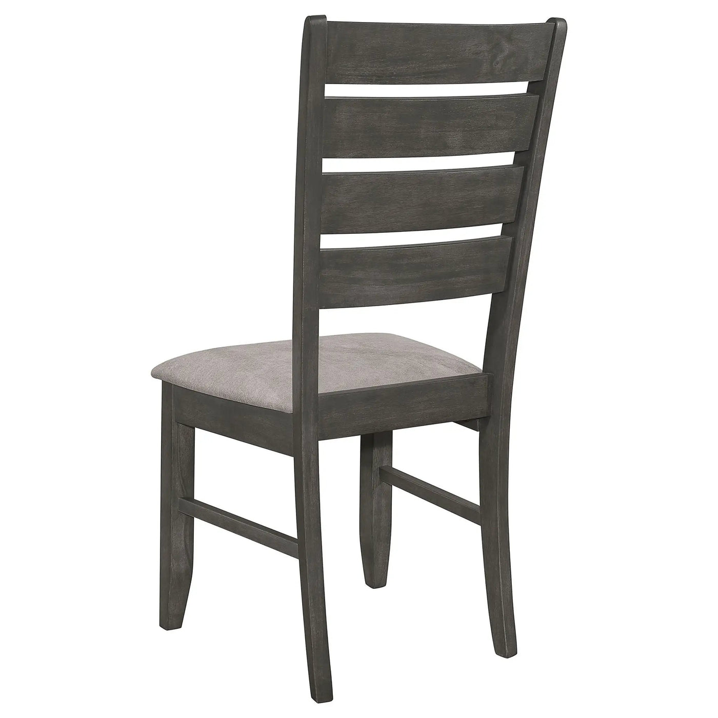 Padded Seat Side Chairs With Tapered Slats (Set of 2) by HouseOfZazla
