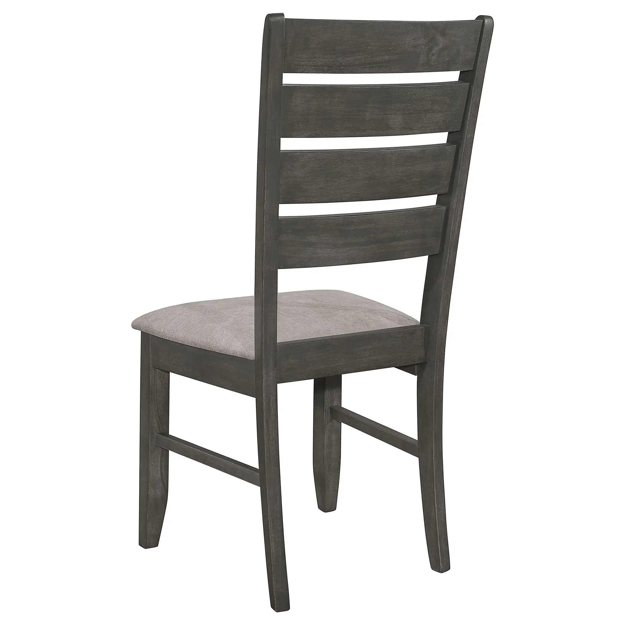 Padded Seat Side Chairs With Tapered Slats (Set of 2) by HouseOfZazla