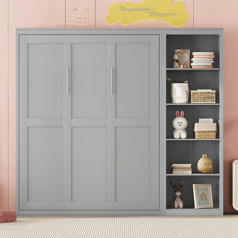 Murphy Wall Bed With Shelves by HouseOfZazla