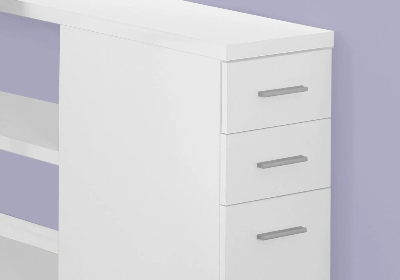 Computer Desk, Home Office, Corner, Left, Right Set - Up, Storage Drawers, L Shape, Laptop, And Contemporary & Modern by Unique Piece Furniture