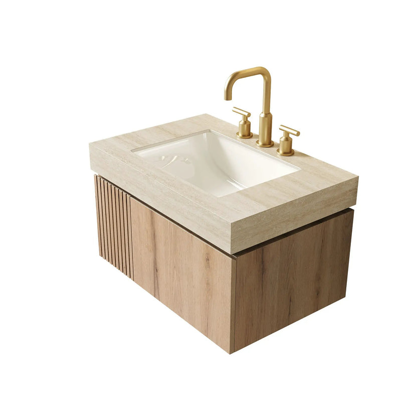 30" Roma Travertine-Pattern Sintered Stone Countertop by HouseOfZazla