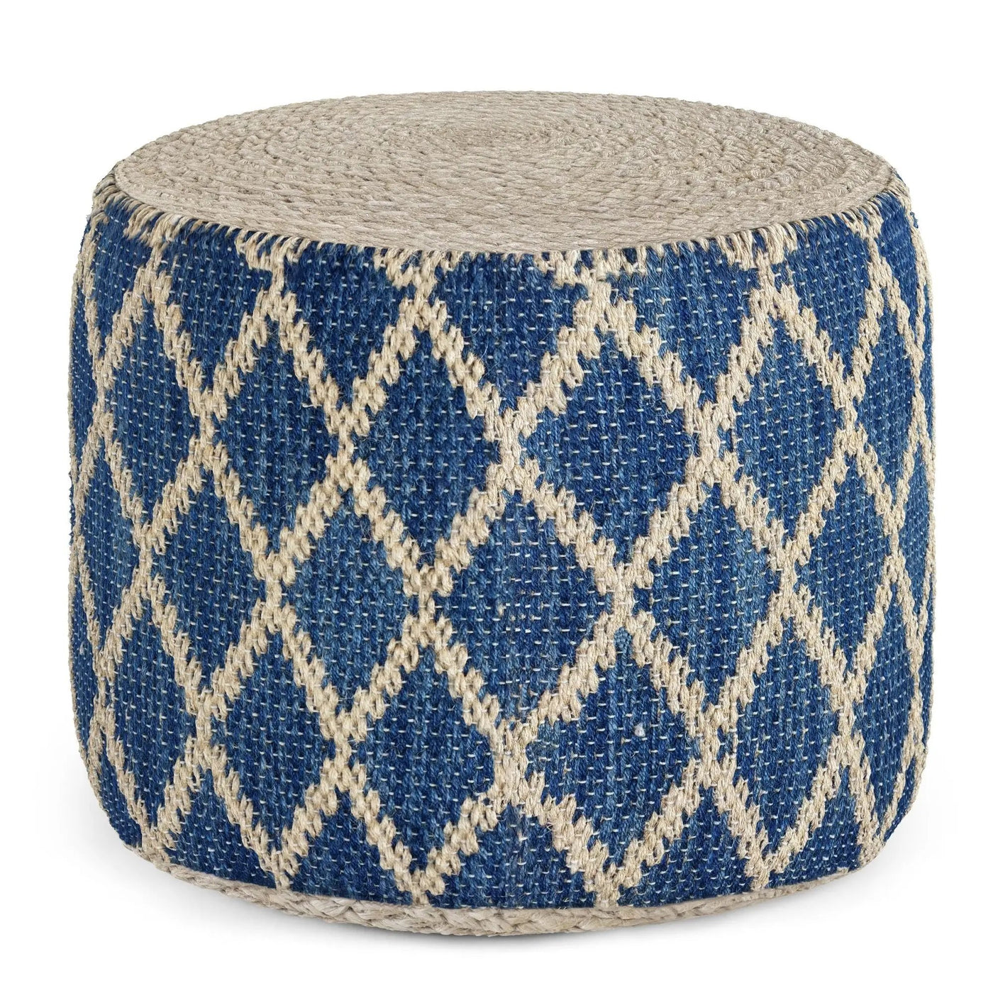 Edgeley - Handcrafted Round Pouf by Unique Piece Furniture