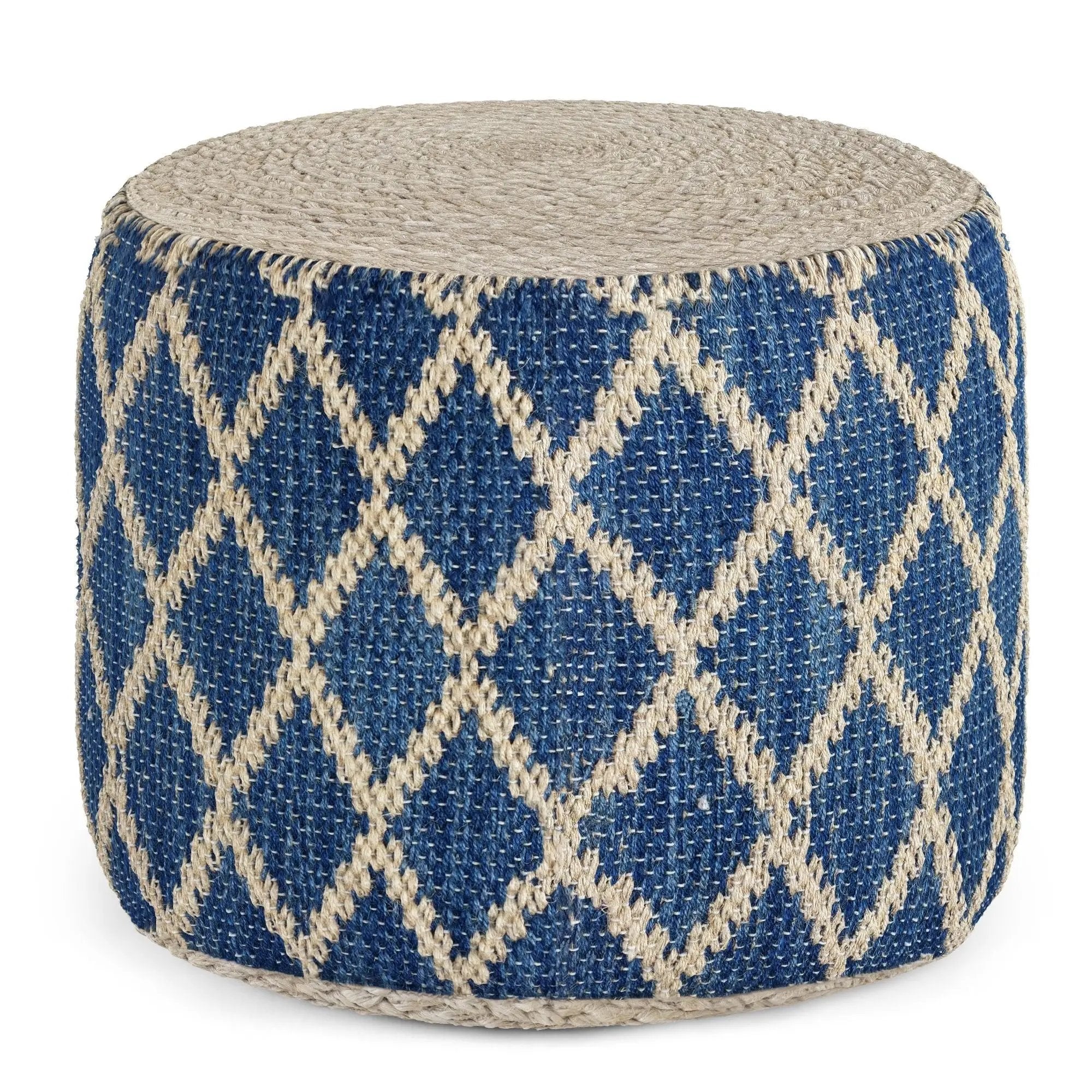 Edgeley - Handcrafted Round Pouf by Unique Piece Furniture