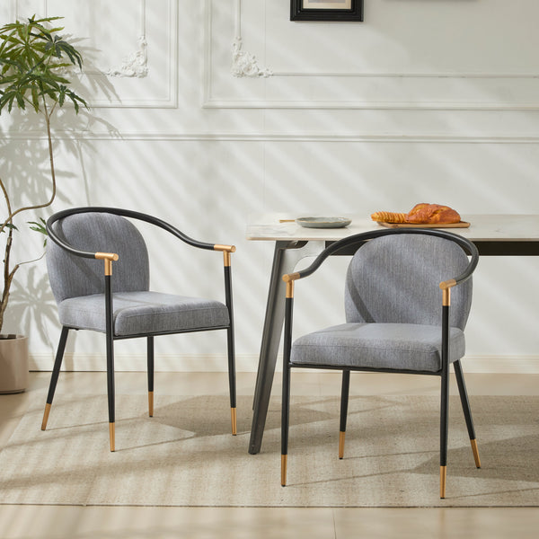 Modern Upholstered Dining Chair (Set of 2)