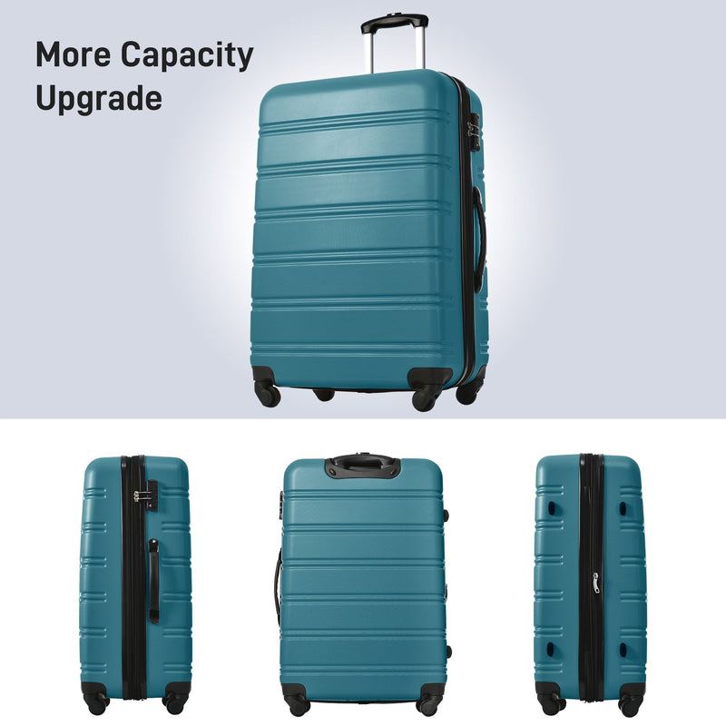 Hardshell Luggage Sets 4 Pieces + Bag Spinner Suitcase With Tsa Lock Lightweight - 16" / 20" / 24" / 28" Luggages by HouseOfZazla