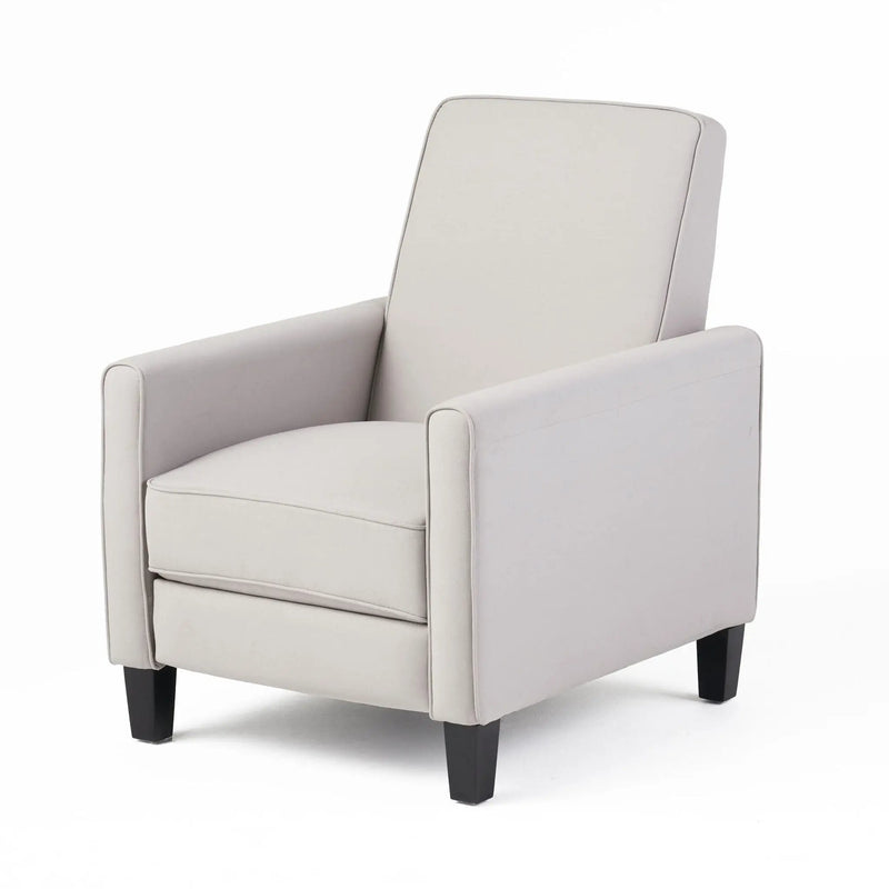 Upholstered Push Back Recliner Chair For Living Room by HouseOfZazla