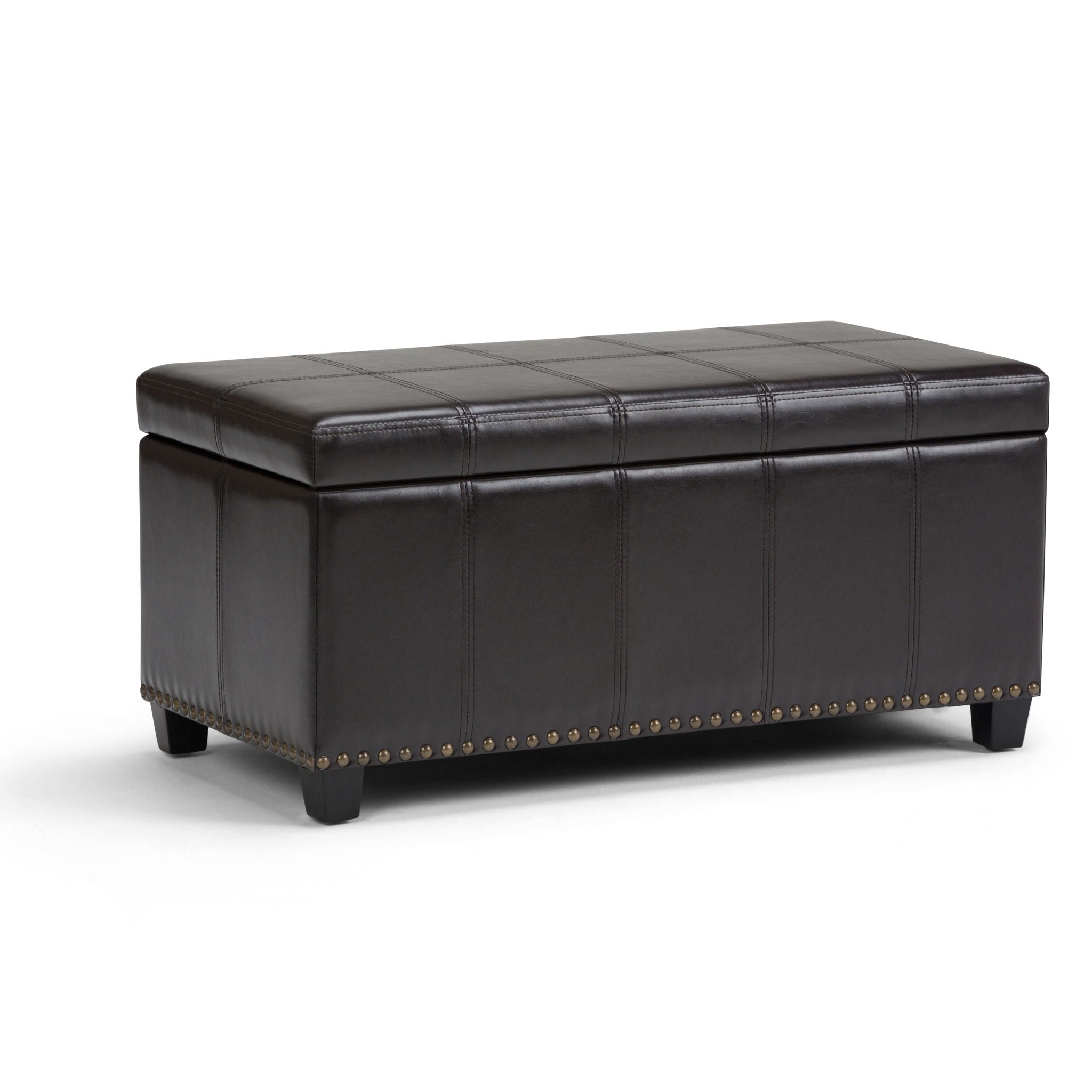 Amelia - Transitional Storage Ottoman Bench by HouseOfZazla