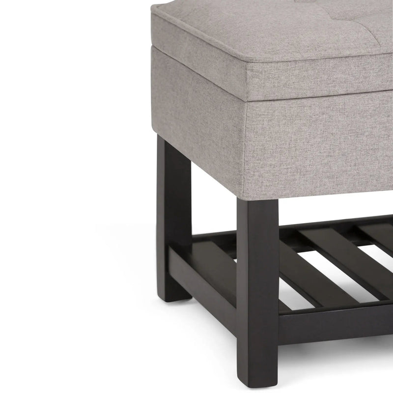 Cosmopolitan - Storage Ottoman Bench With Open Bottom by Unique Piece Furniture