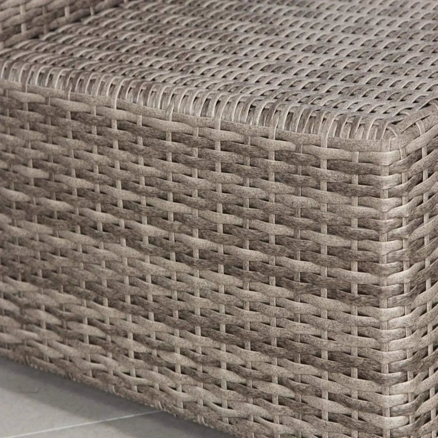 Stylish Outdoor Ottoman With Cushion For Comfort by Unique Piece Furniture
