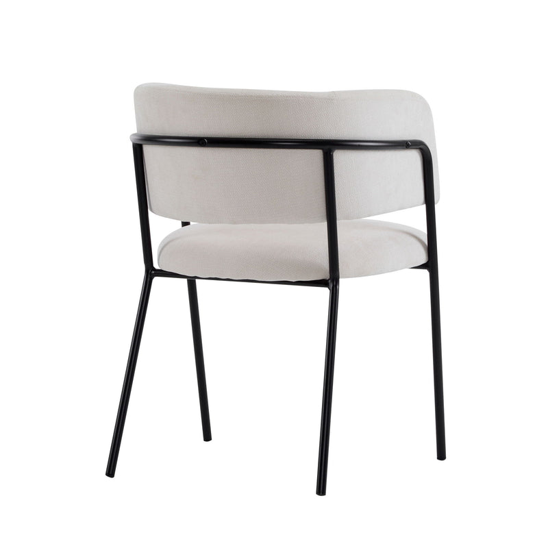 Modern Upholstered Arm Dining Chair Set by HouseOfZazla