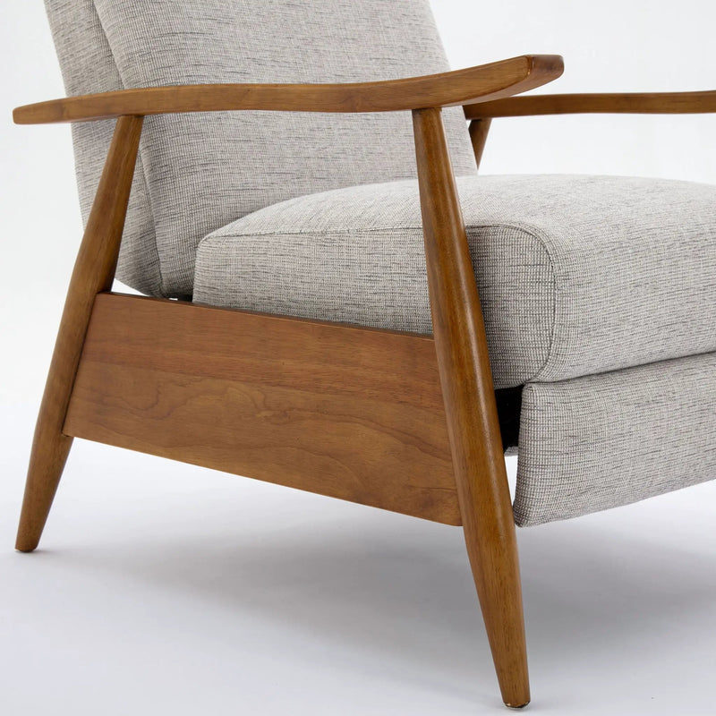 Vaughn - Push Back Recliner With Solid Hardwood Legs by HouseOfZazla