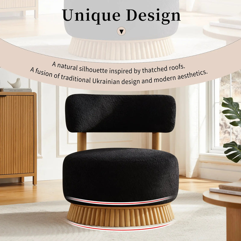 Modern 27.5" W Farmhouse Armless Chair by HouseOfZazla