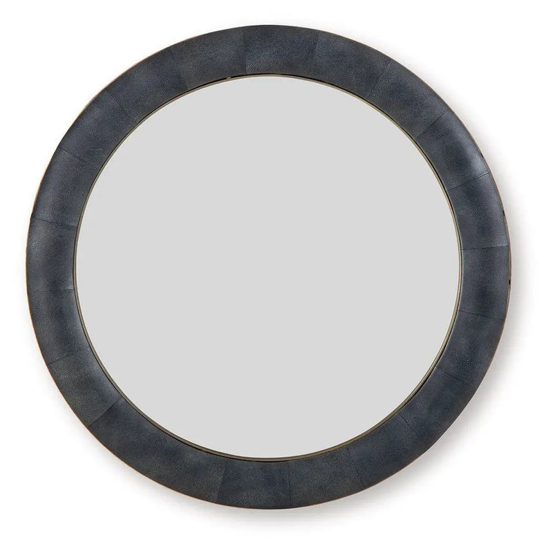 Corinsworth - Accent Mirror - Charcoal / Brass Finish by Unique Piece Furniture