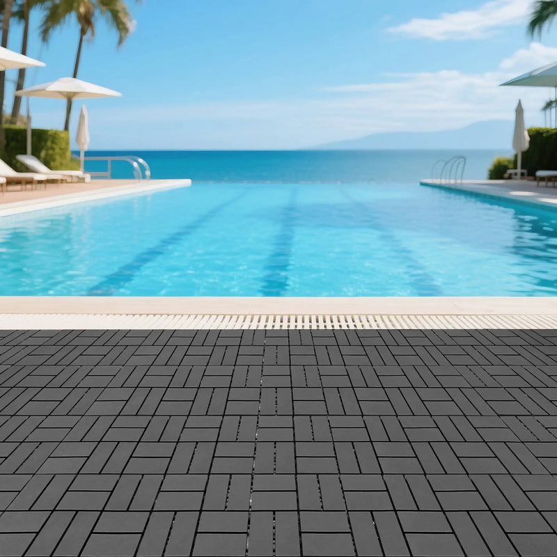 Plastic Interlocking Decking Tiles - Perfect for Any Outdoor Space by HouseOfZazla