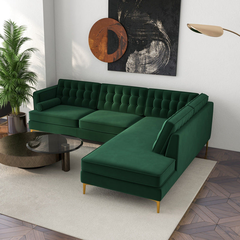 Brooke - Modern Design Sectional Sofa by HouseOfZazla