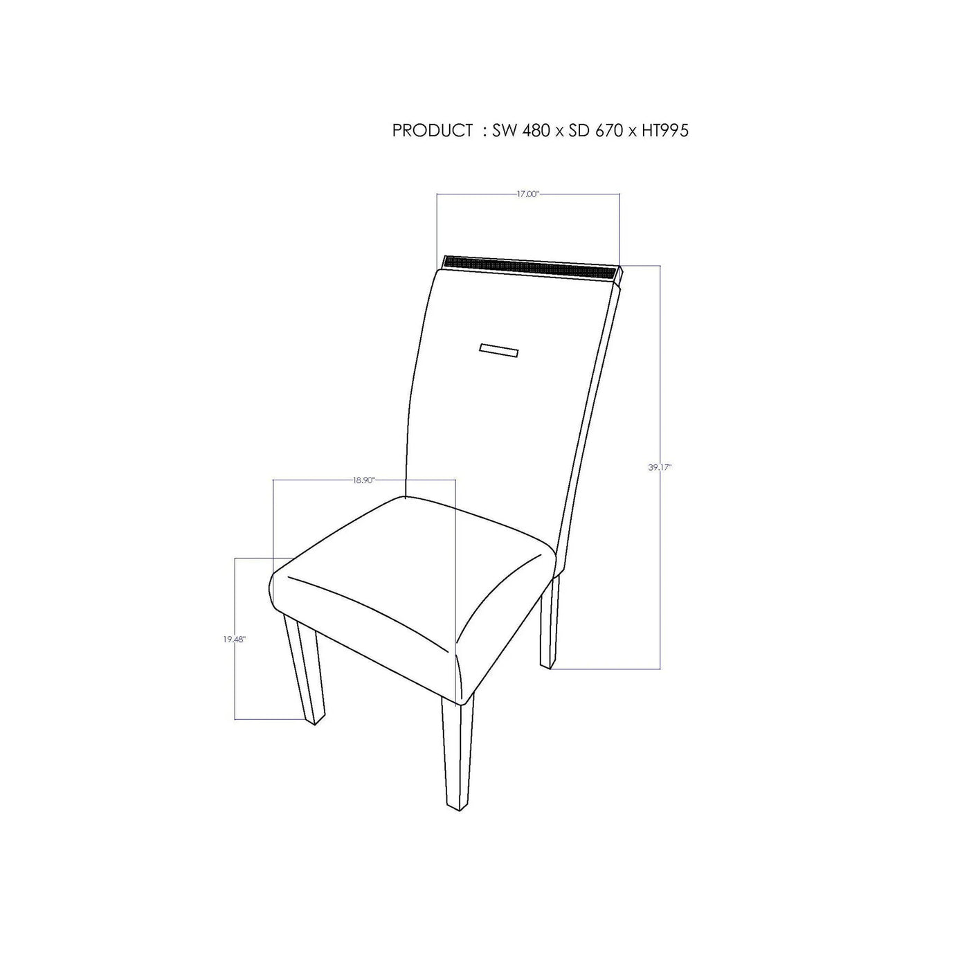Ariya - Stylish Design Dining Chair by Unique Piece Furniture