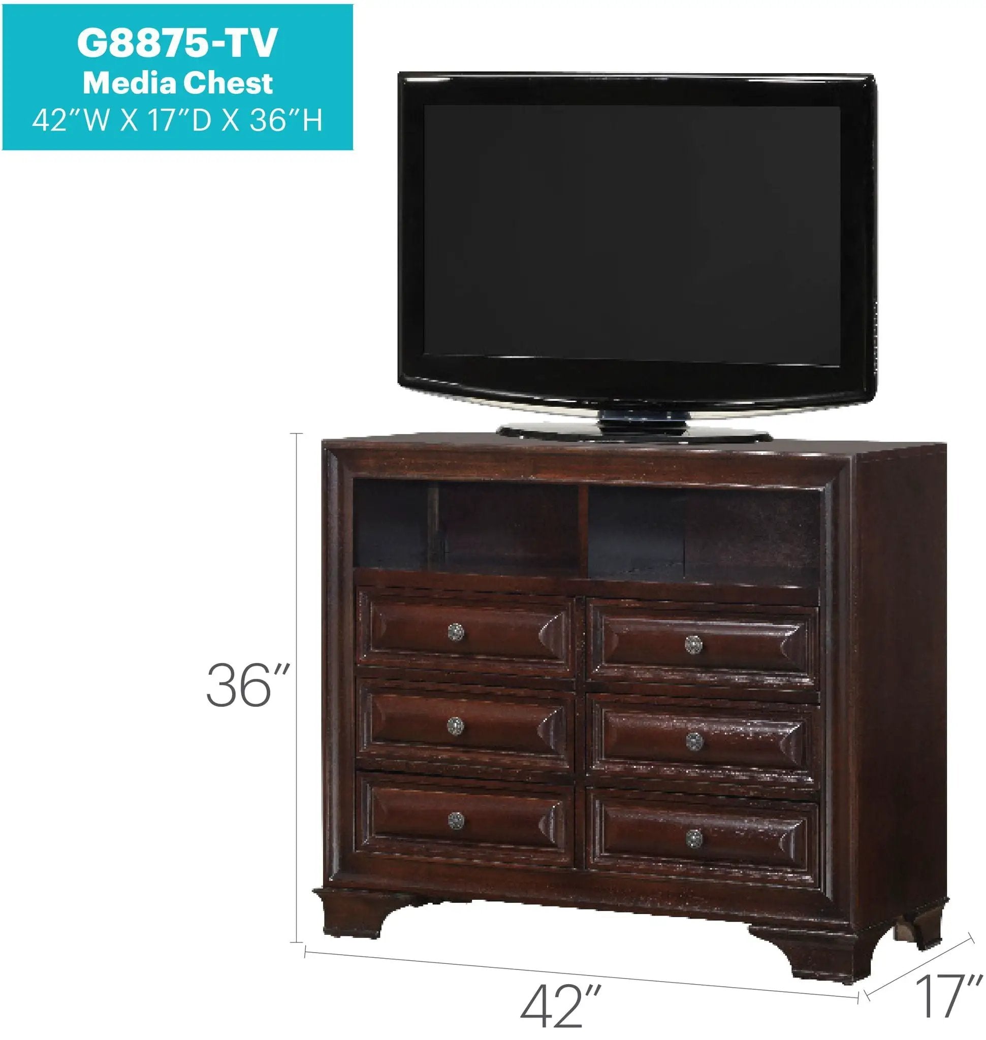 Stylish Media Chest For Entertainment by Unique Piece Furniture