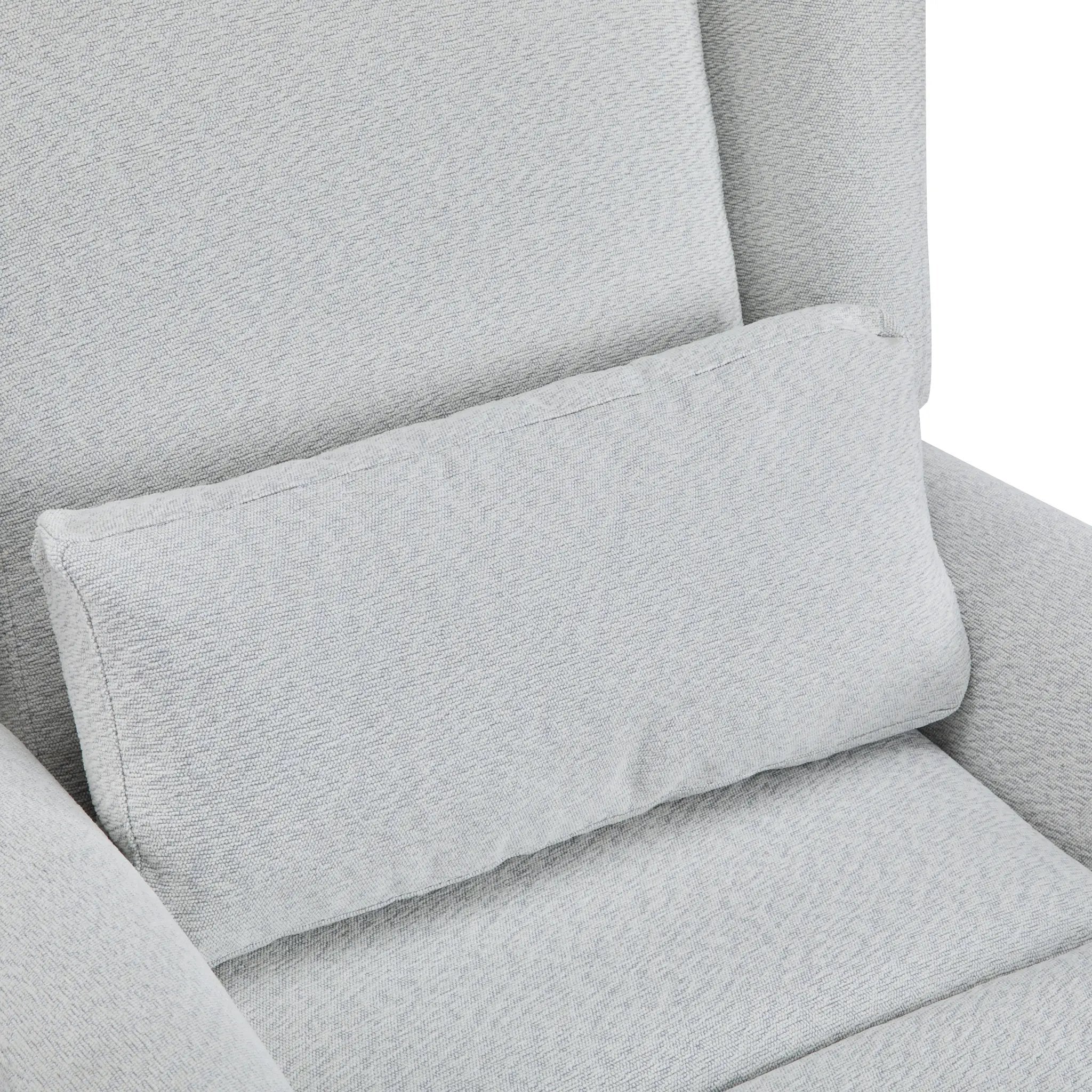 Power Recliner Chair Swivel Upholstered 360° Swivel Recliner by HouseOfZazla