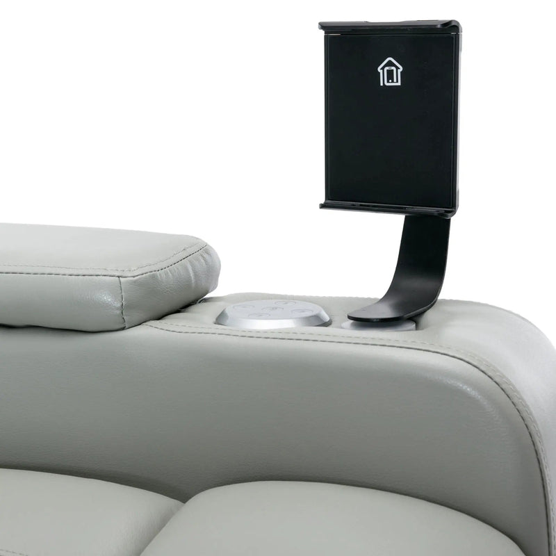 Power Motion Recliner Electric Power Recliner With USB Charging Port, Hidden Arm Storage, Convenient Cup Holder And tooth Speaker by HouseOfZazla