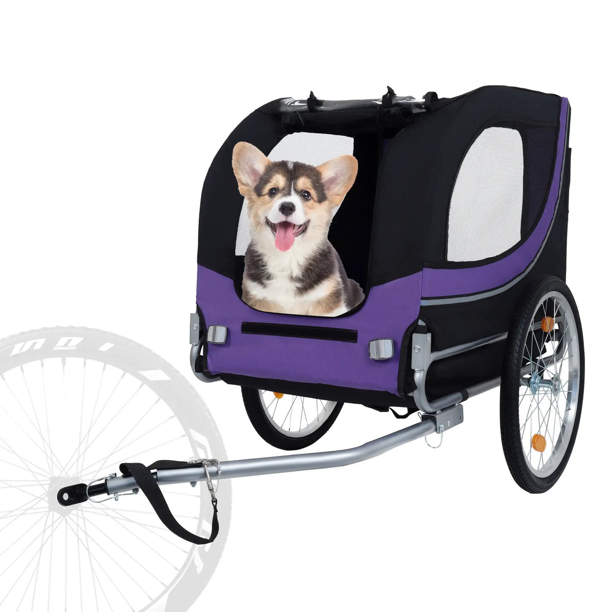 Large Folding Bike Trailer for Dogs by HouseOfZazla