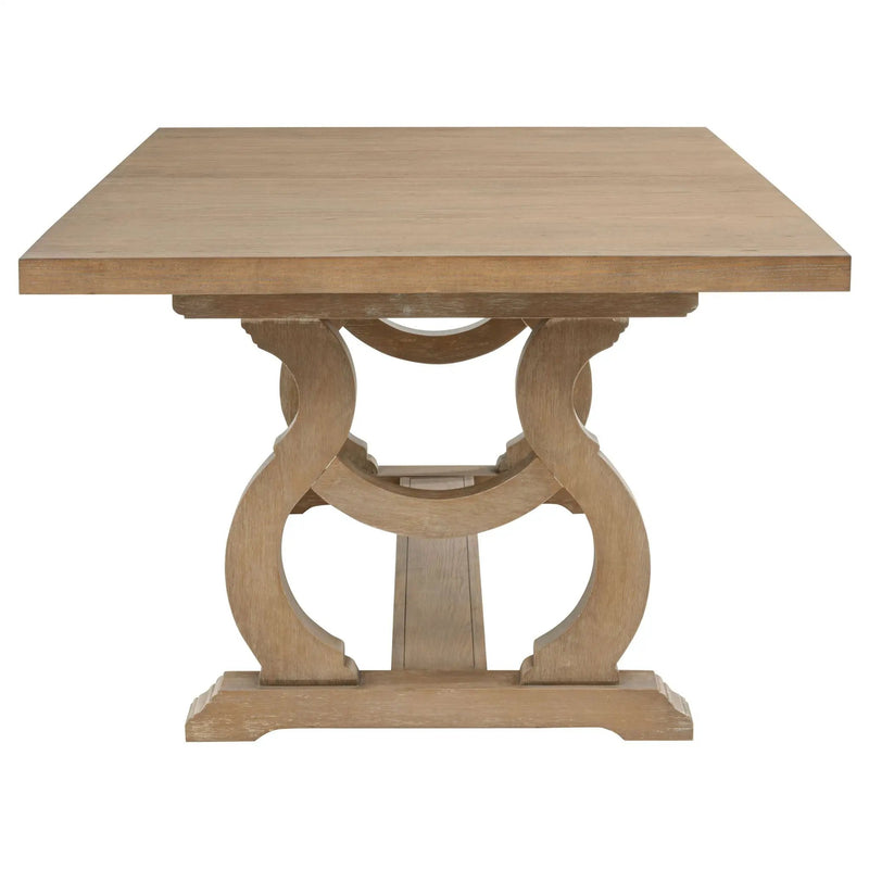 Brockway 104-inch Extension Leaf Dining Table Barley Brown by Unique Piece Furniture