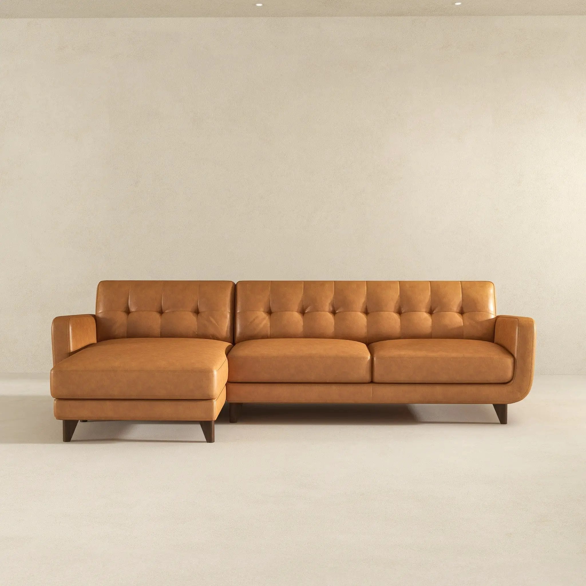 Allison - Mid-Century Modern Sectional Sofa Chaise by Unique Piece Furniture