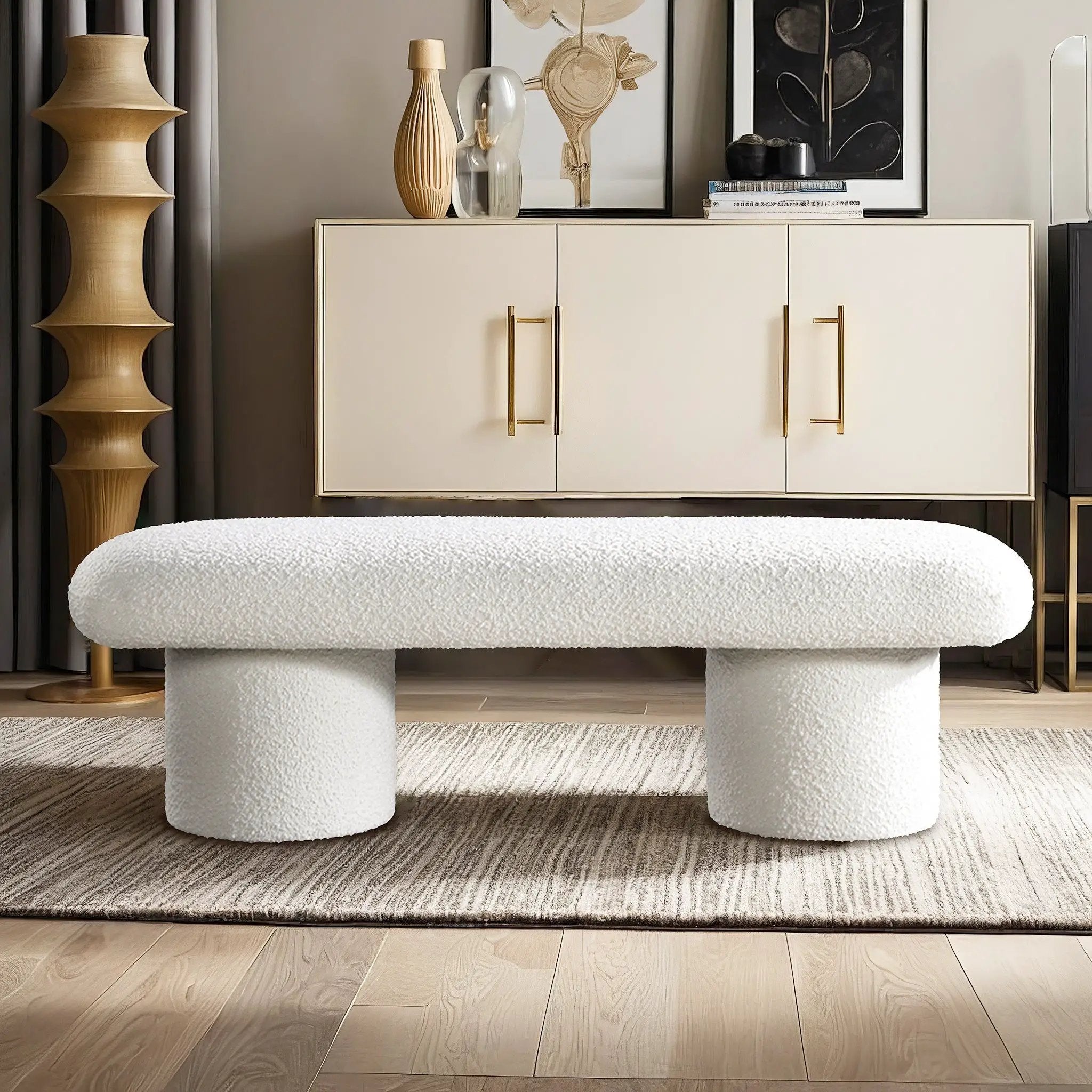 Randolph - Bench - Ivory by Unique Piece Furniture