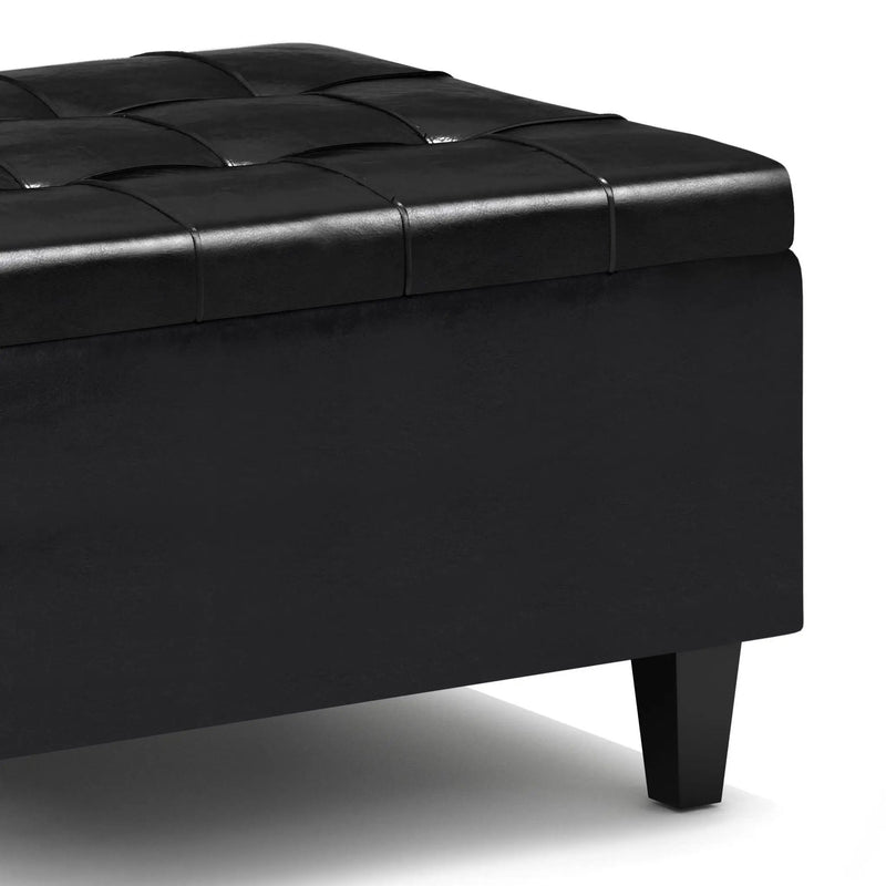 Harrison - Upholstered Coffee Table Storage Ottoman by Unique Piece Furniture