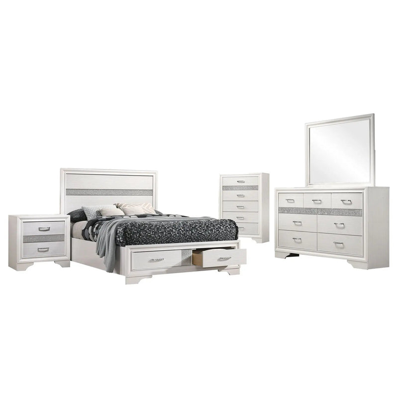 Miranda 5-piece Full Bedroom Set White by Unique Piece Furniture
