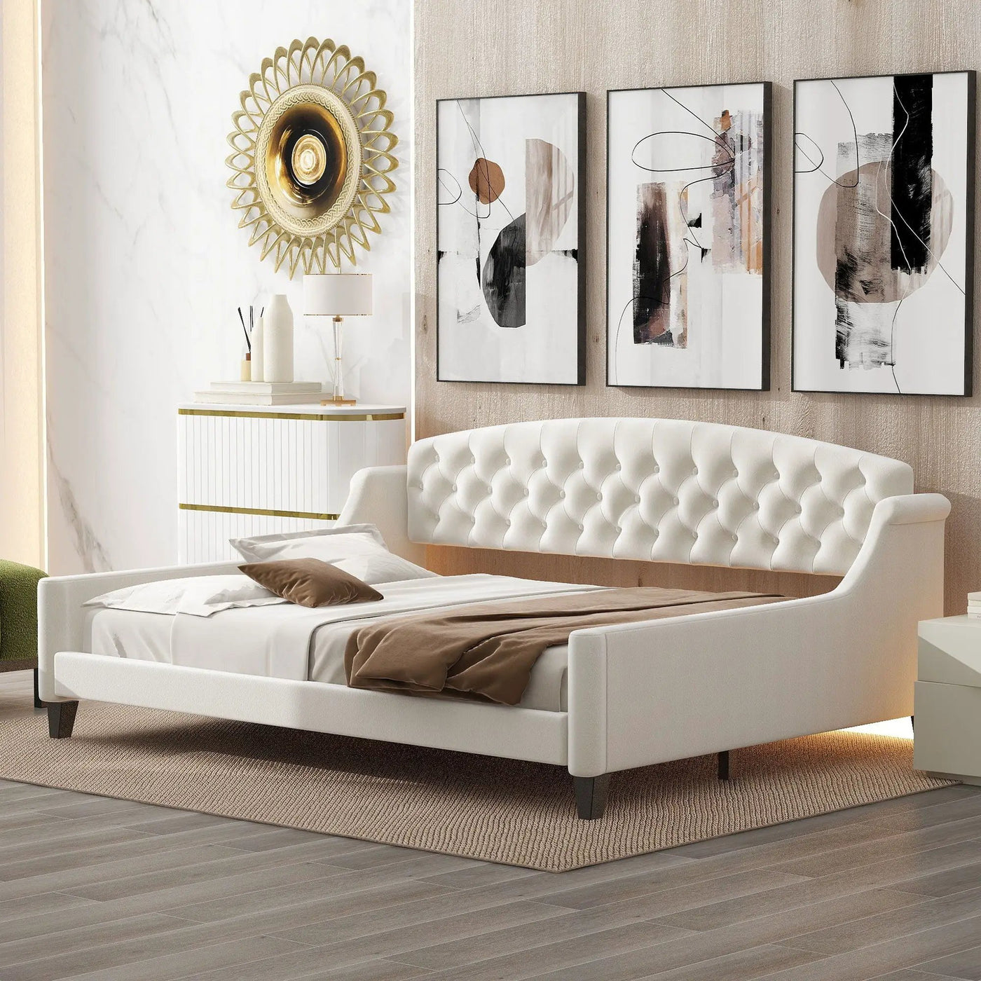 Modern Tufted Button Daybed by HouseOfZazla