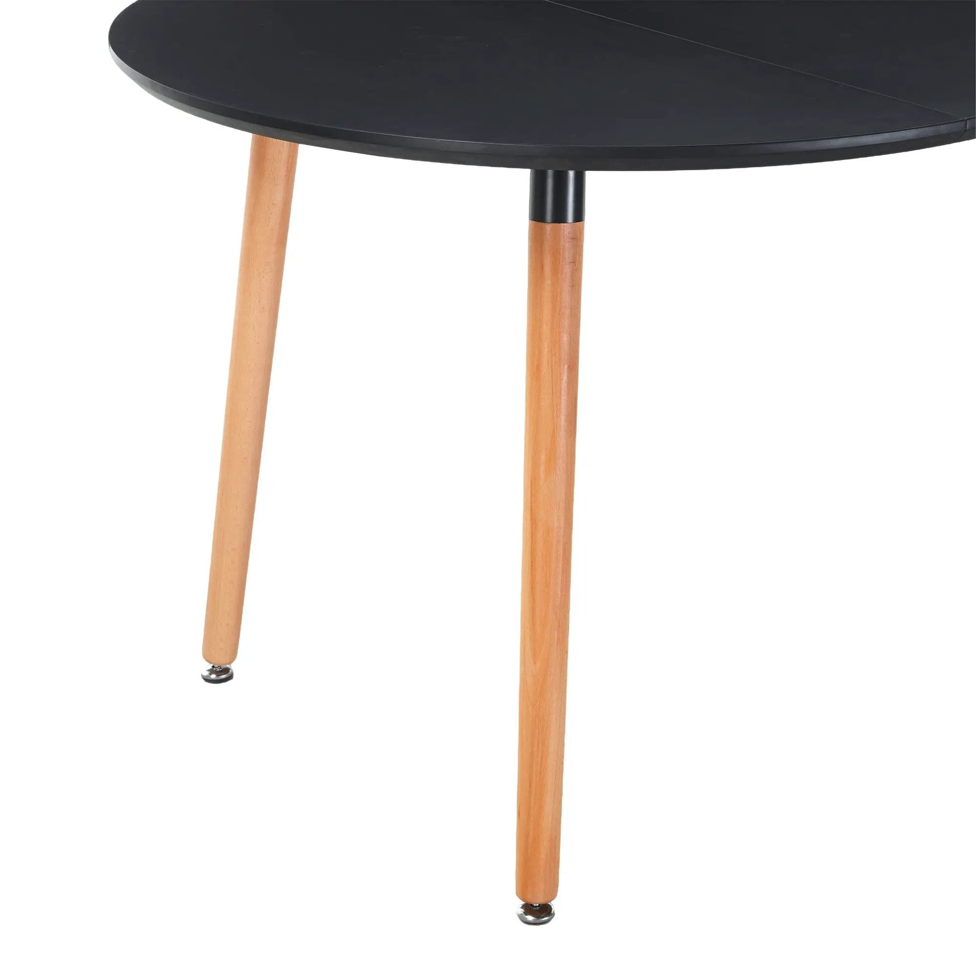 Extensible Dining and Office Table with Wood Legs by HouseOfZazla