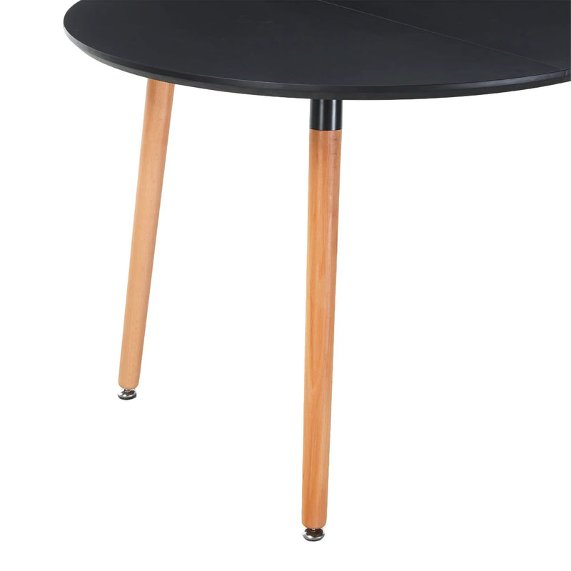 Extensible Dining and Office Table with Wood Legs by HouseOfZazla