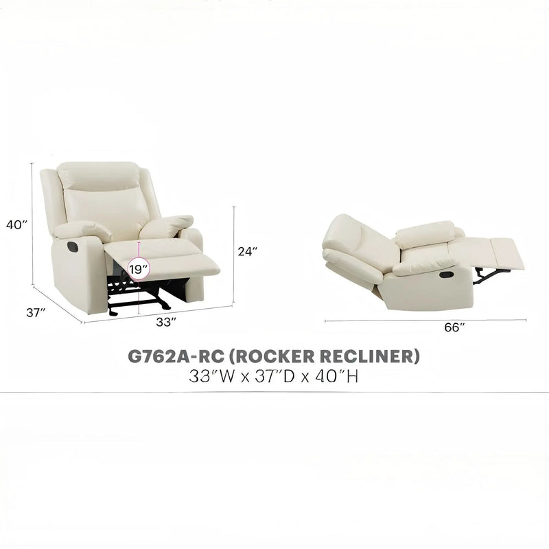 Ward - Rocker Recliner by HouseOfZazla