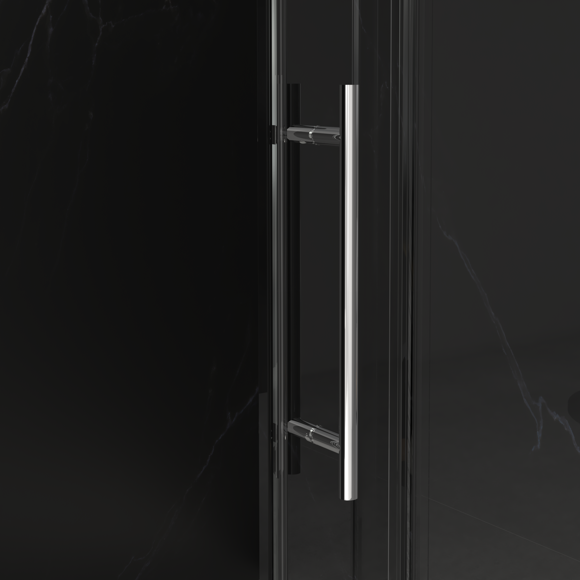 56"-60"W x 76"H Frameless Shower Door by HouseOfZazla