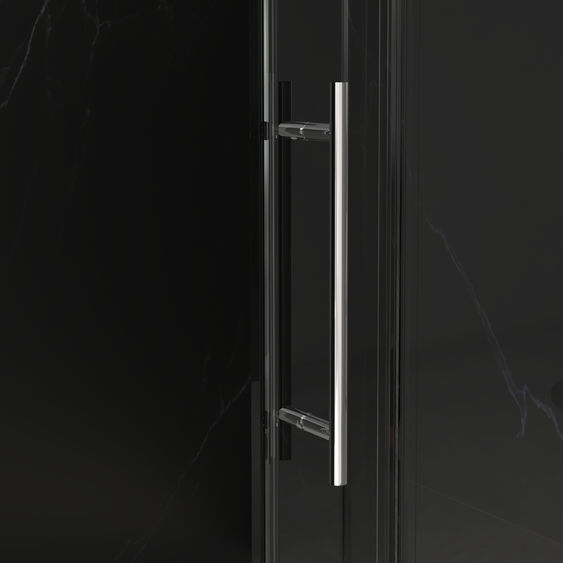 56"-60"W x 76"H Frameless Shower Door by HouseOfZazla