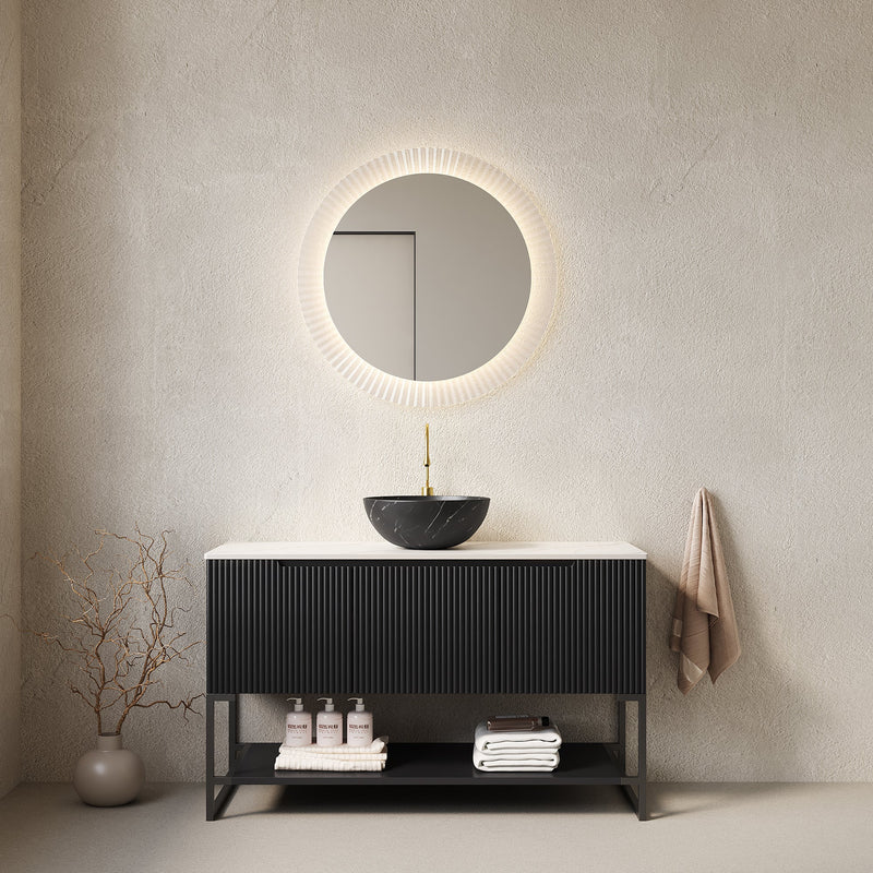 Tulio 48" Bathroom Vanity & Sink, Freestanding Storage Cabinet by HouseOfZazla