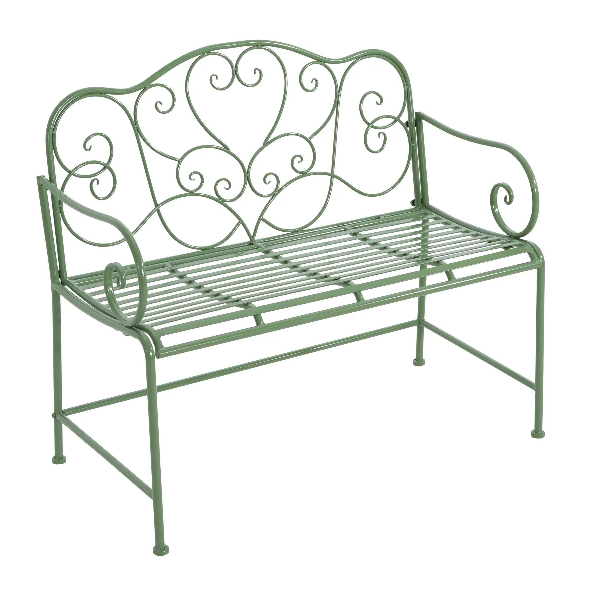 Sunnydaze Outdoor Garden Bench - Green by HouseOfZazla