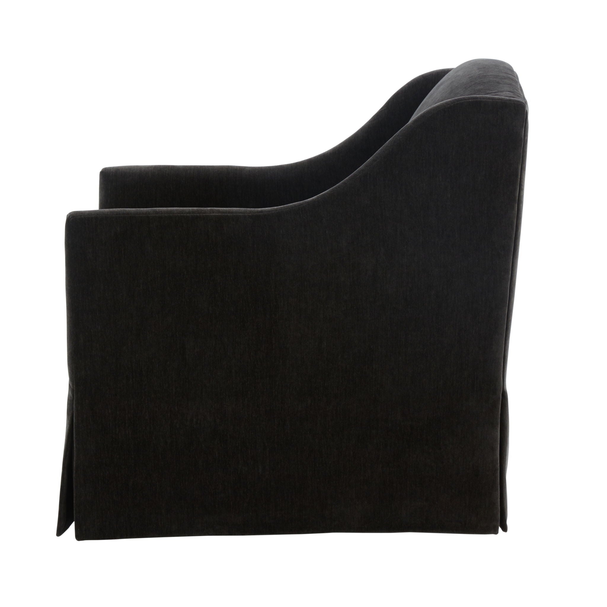 Luisa - Skirted Swivel Accent Chair by HouseOfZazla