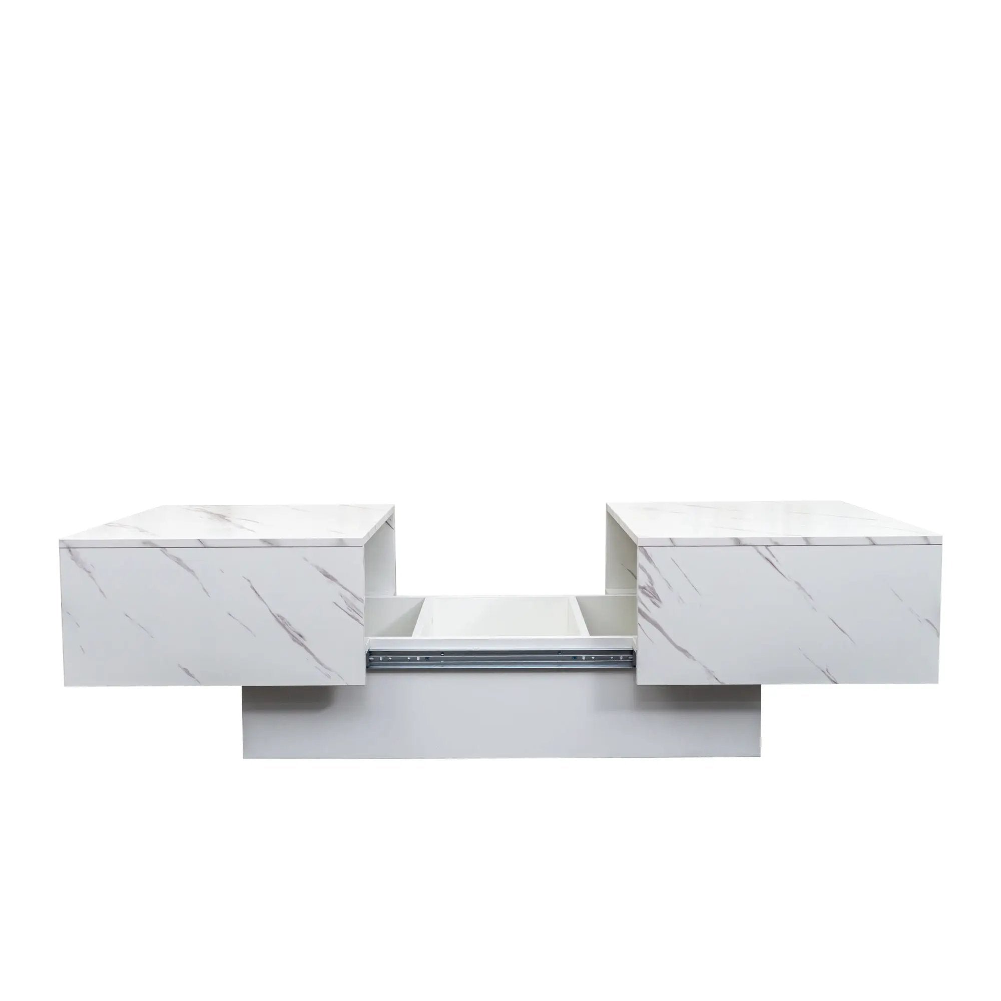 Coffee Table with Sliding Tabletop and Hidden Storage by HouseOfZazla