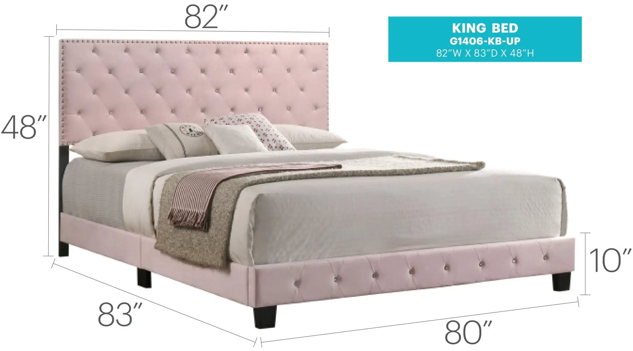Luxurious Upholstered Bed by HouseOfZazla