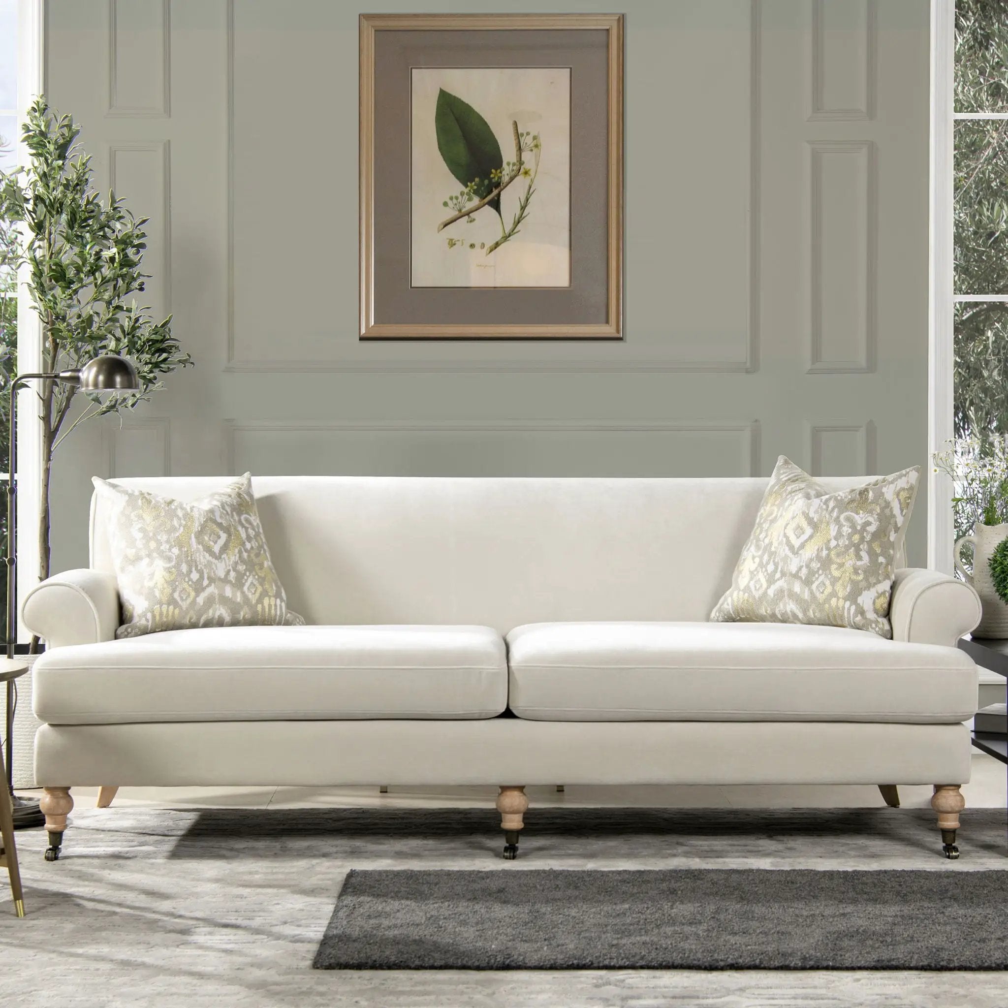 Alana Lawson - Two Cushion Tightback Sofa by HouseOfZazla
