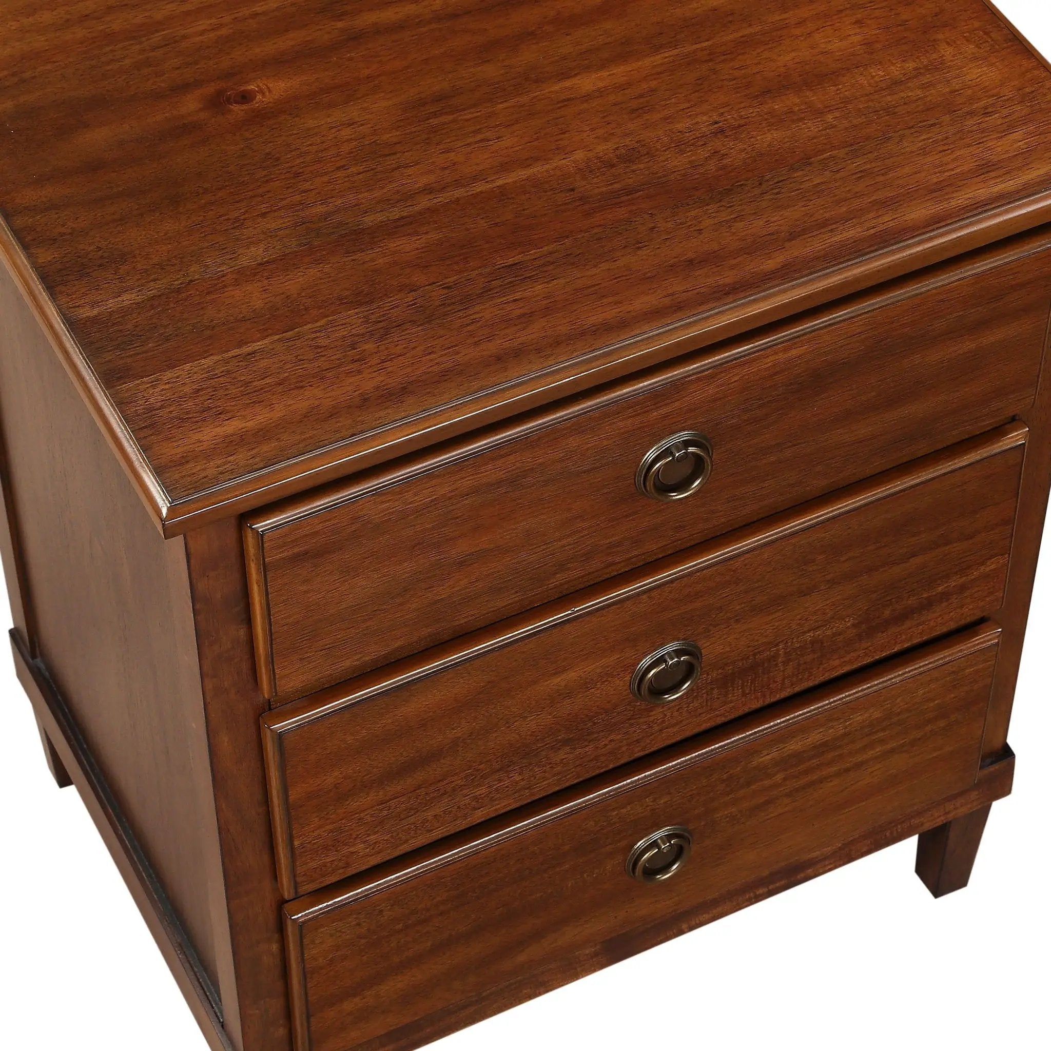 Chamberlin - 3 Drawer Nightstand - Brown by HouseOfZazla