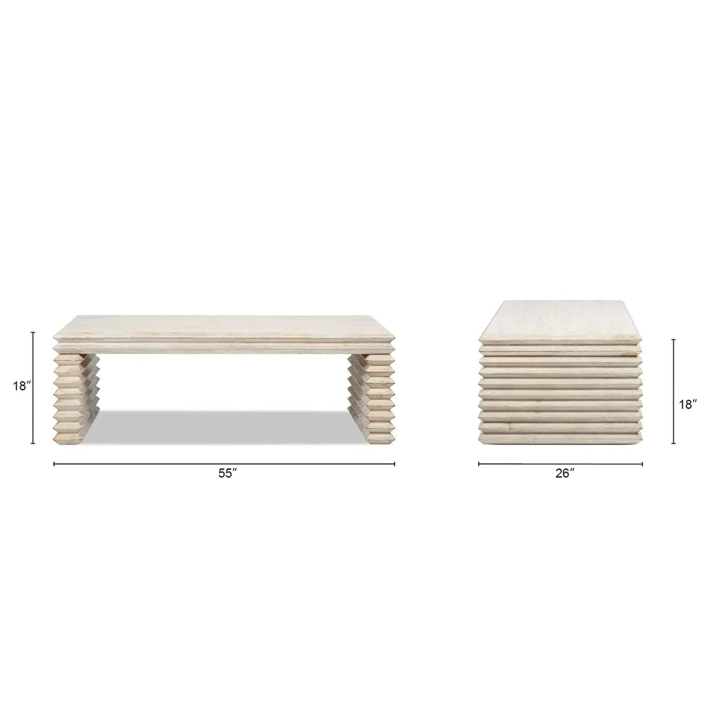 Veda - Geometric Waterfall Table by HouseOfZazla