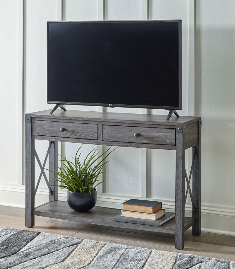 Freedan - Console Sofa Table - Grayish Brown by Unique Piece Furniture